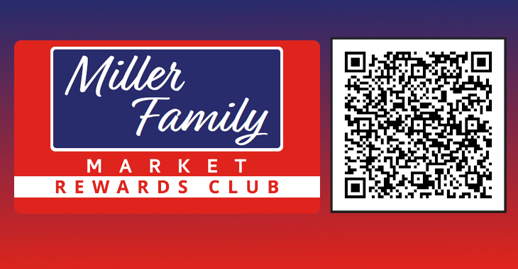 Download Appcard for Miller family Market Rewards Club
